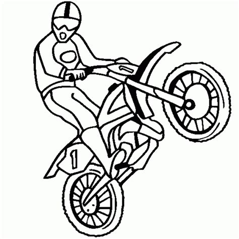 Coloring Pictures Of Dirt Bikes